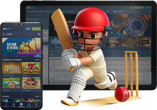1xBet cricket betting site