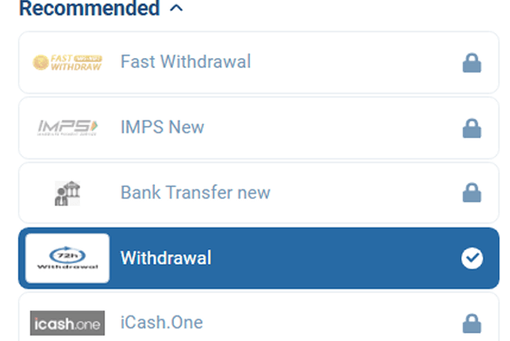 Choose a payment method